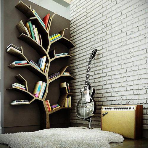 ideia criativa para guardar livros