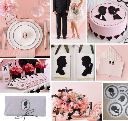 casamento preto e rosa